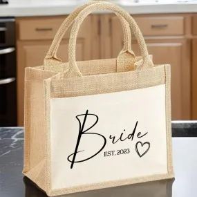 Customisable Hen Party Tote - Bride   - Wedding Prep Bag