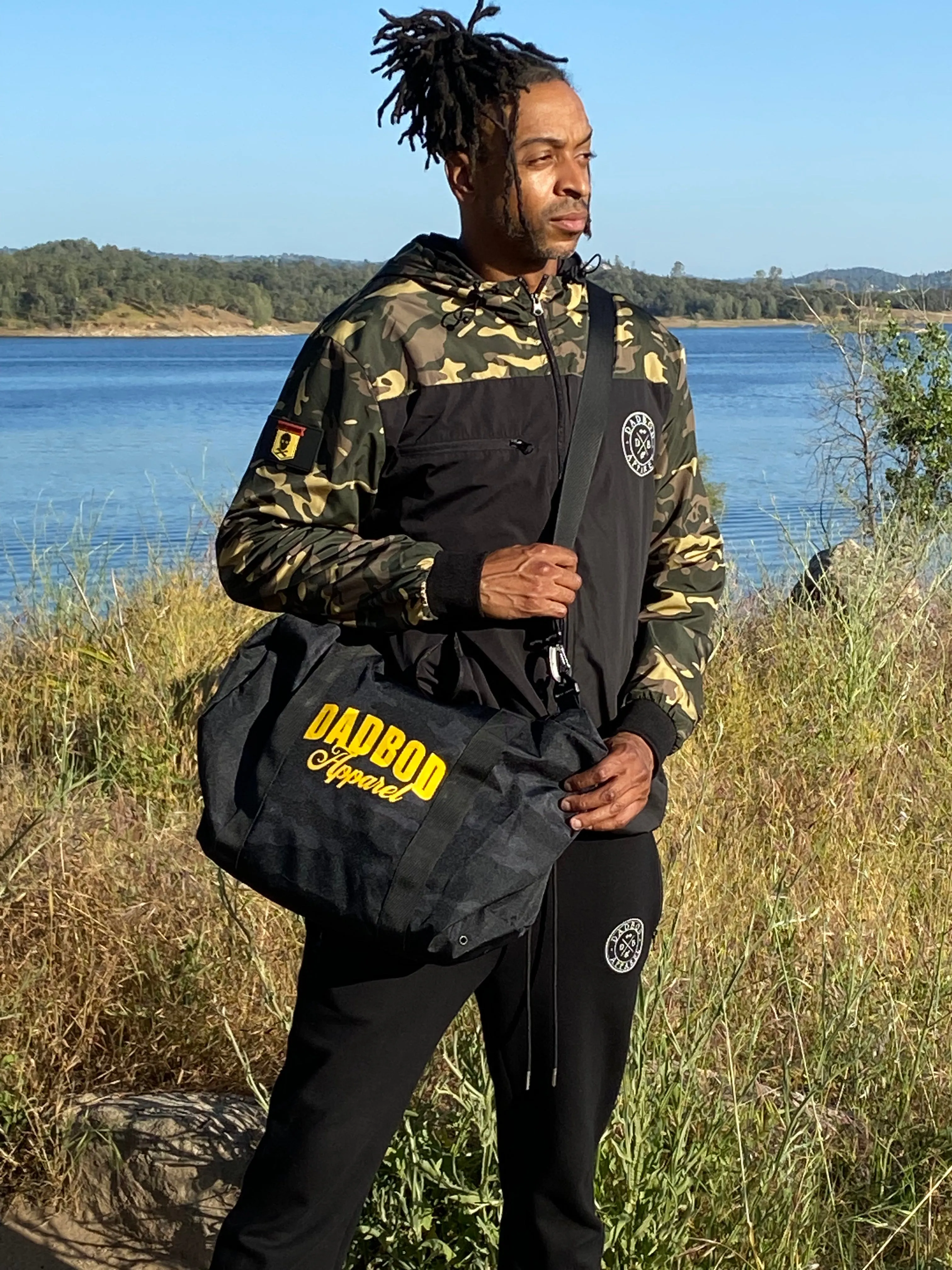 DadBod All-Purpose Duffel (Black Camo)