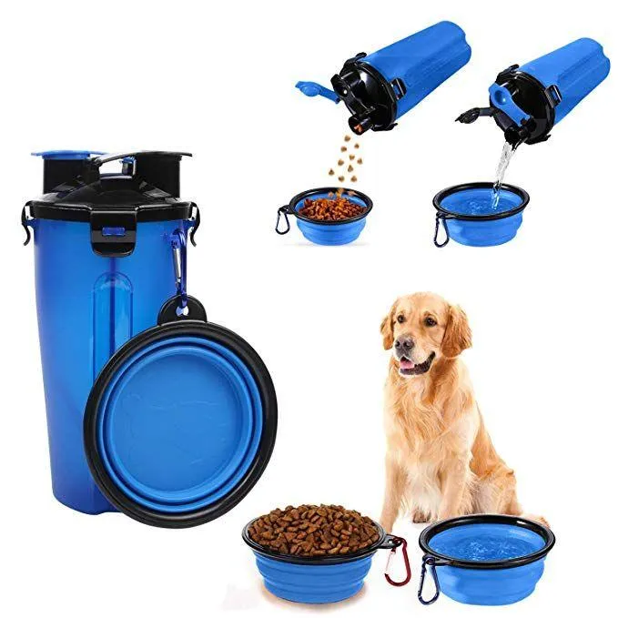 Dog Water Bottle: Complete Outdoor 4-in-1 Package