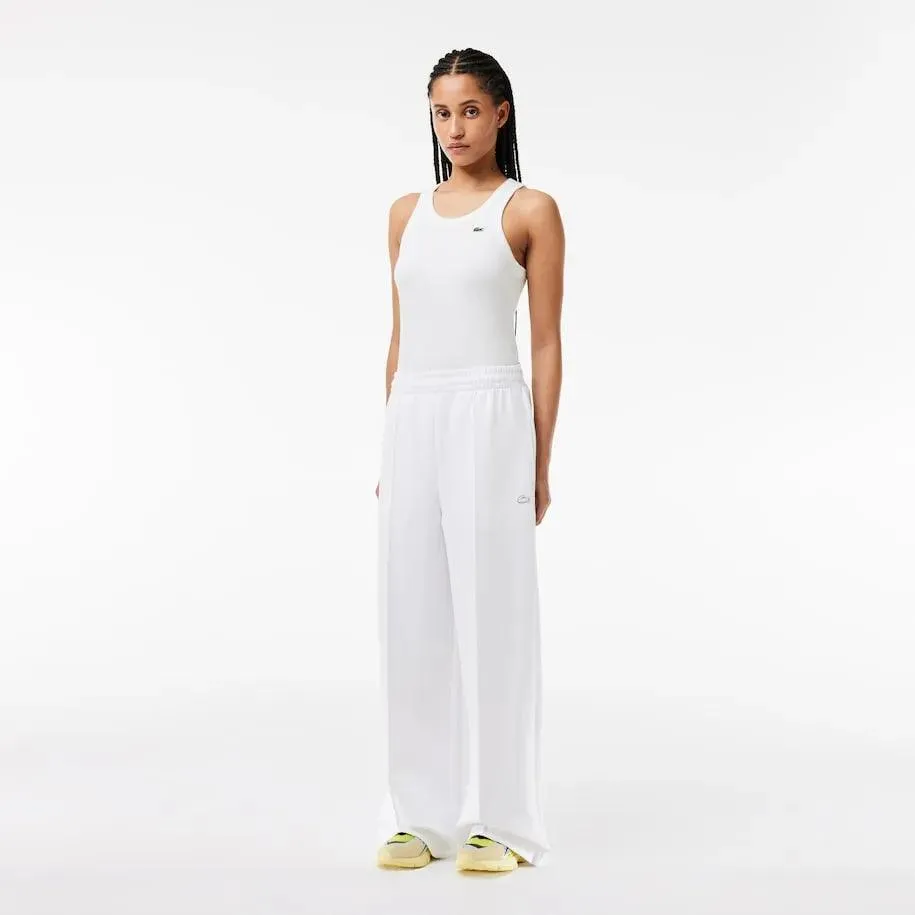 Double Face Track Pants - White