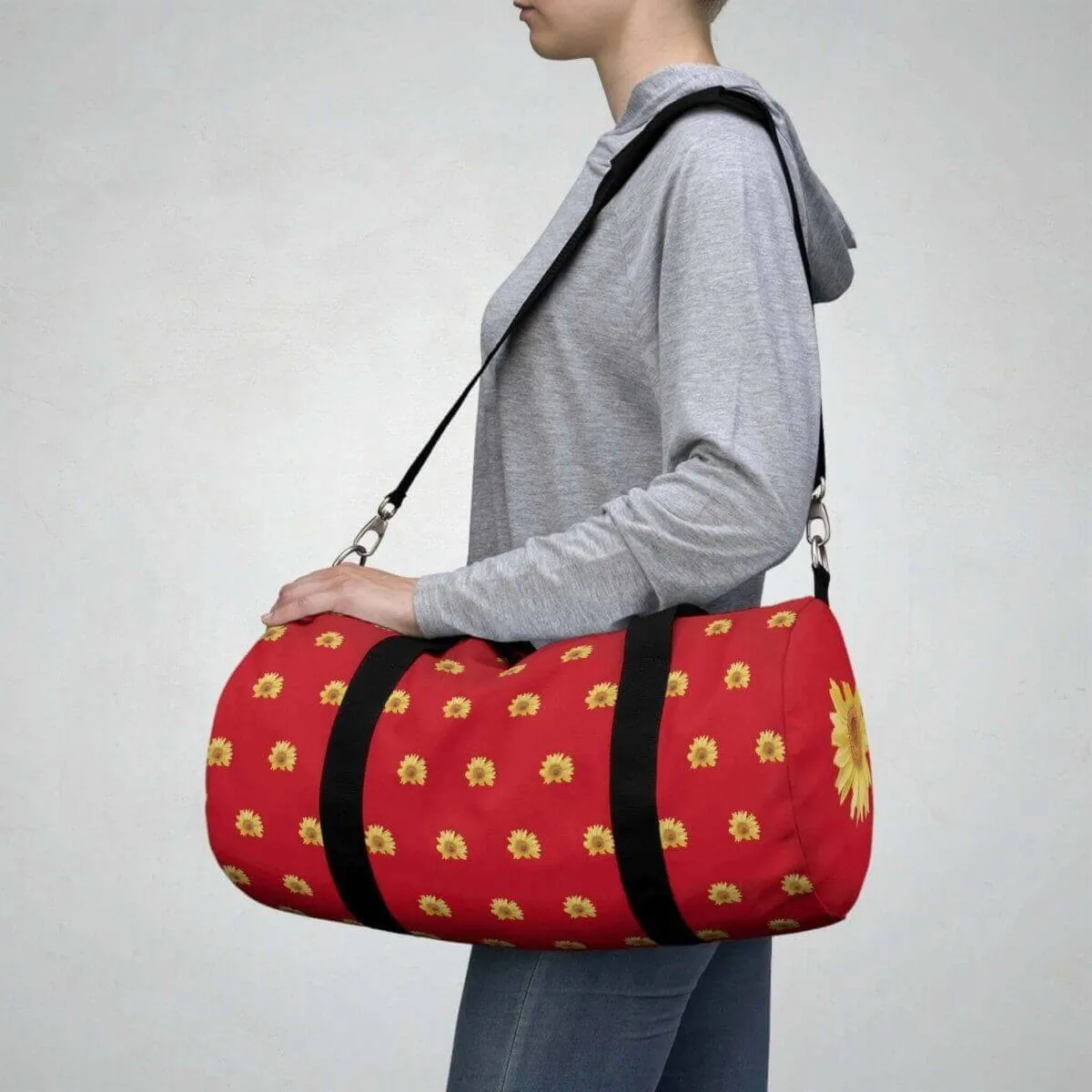 Duffel Bag - Sunny Sunflower Design