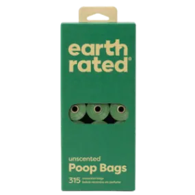 Earth Rated PoopBags Refill Pack 21 Rolls, 315ct Unscented