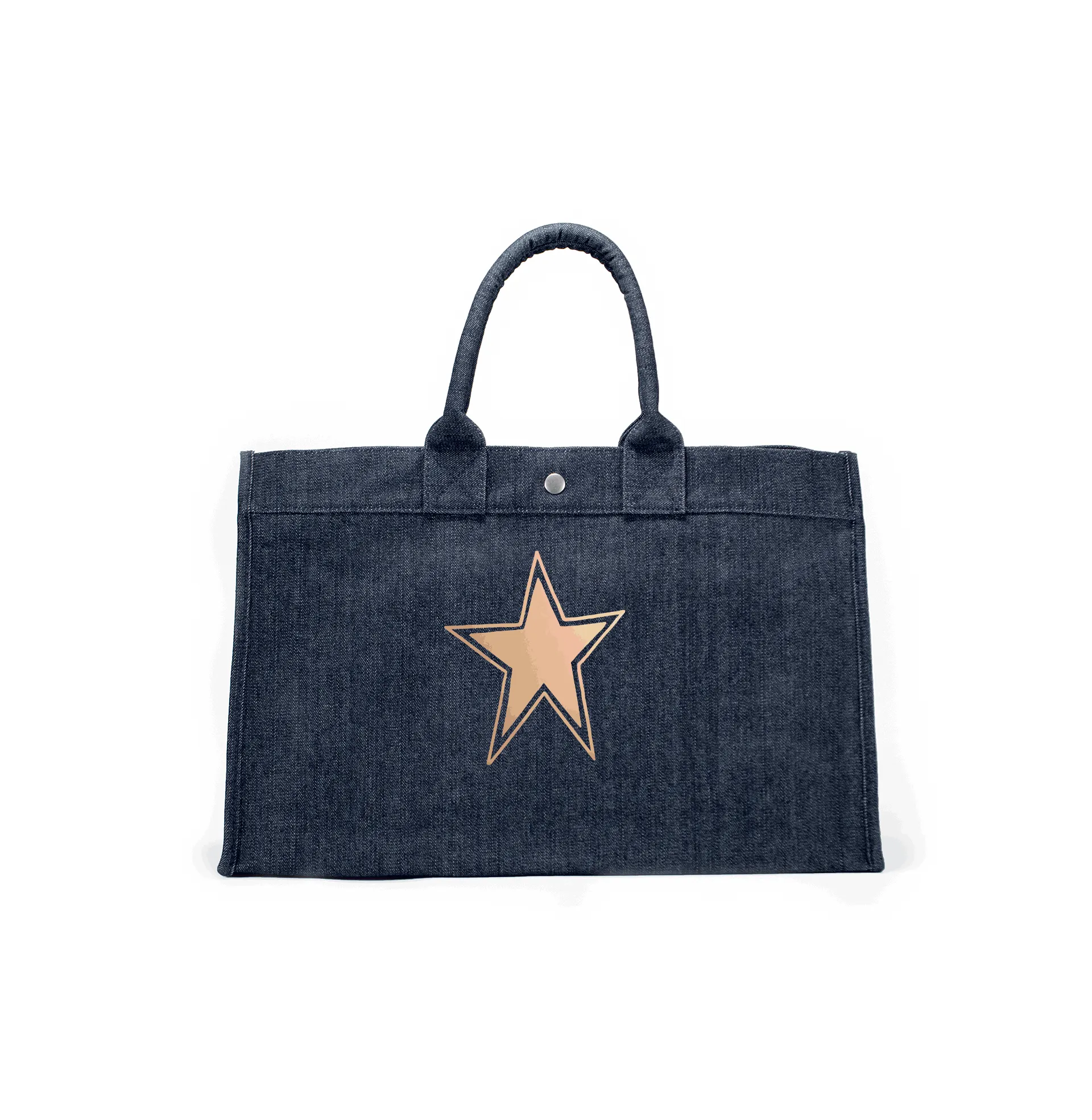 East-West Bag: Denim