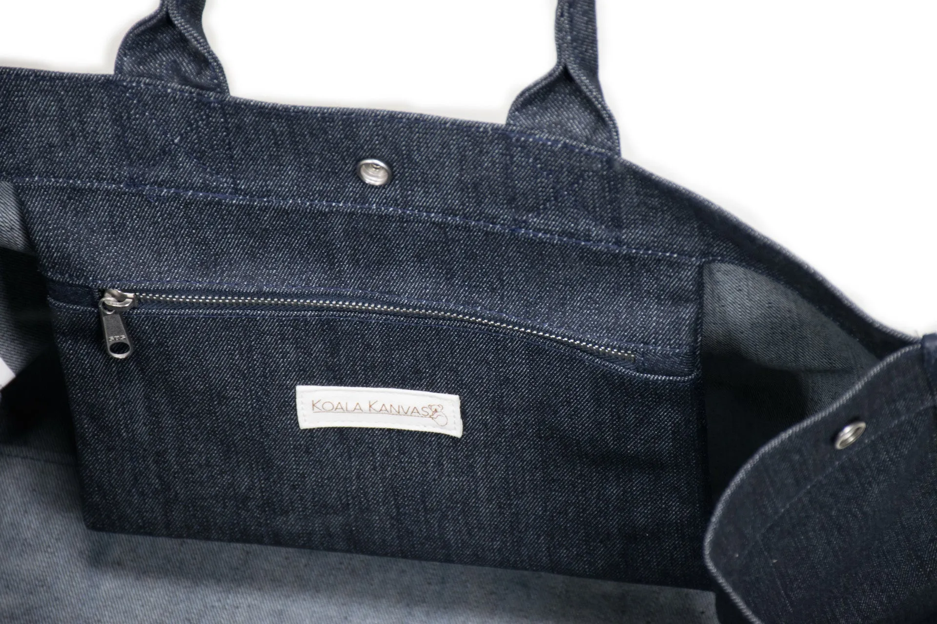 East-West Bag: Denim