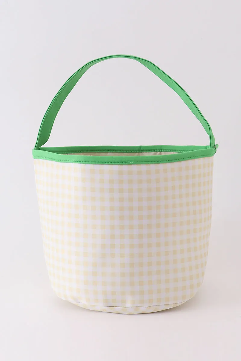 Easter carrot applique bucket