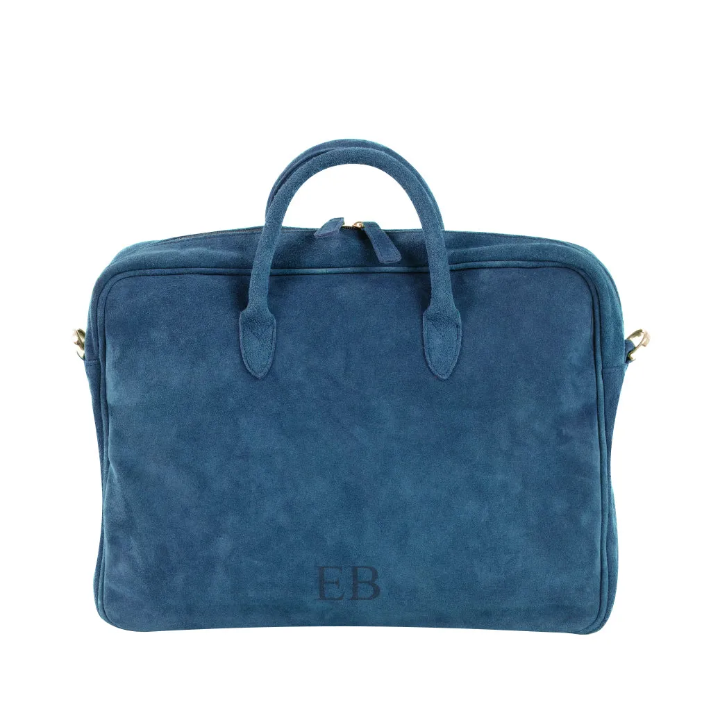 Emmy Boo Suede Executive Briefcase