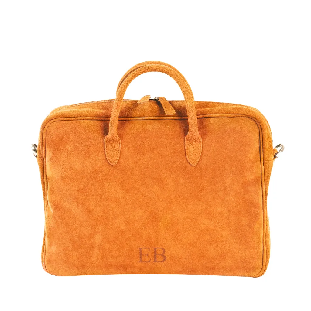 Emmy Boo Suede Executive Briefcase