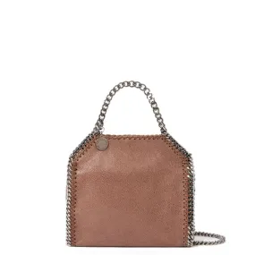 Falabella Mini Tote Bag Eco Deer (S), Dark Taupe