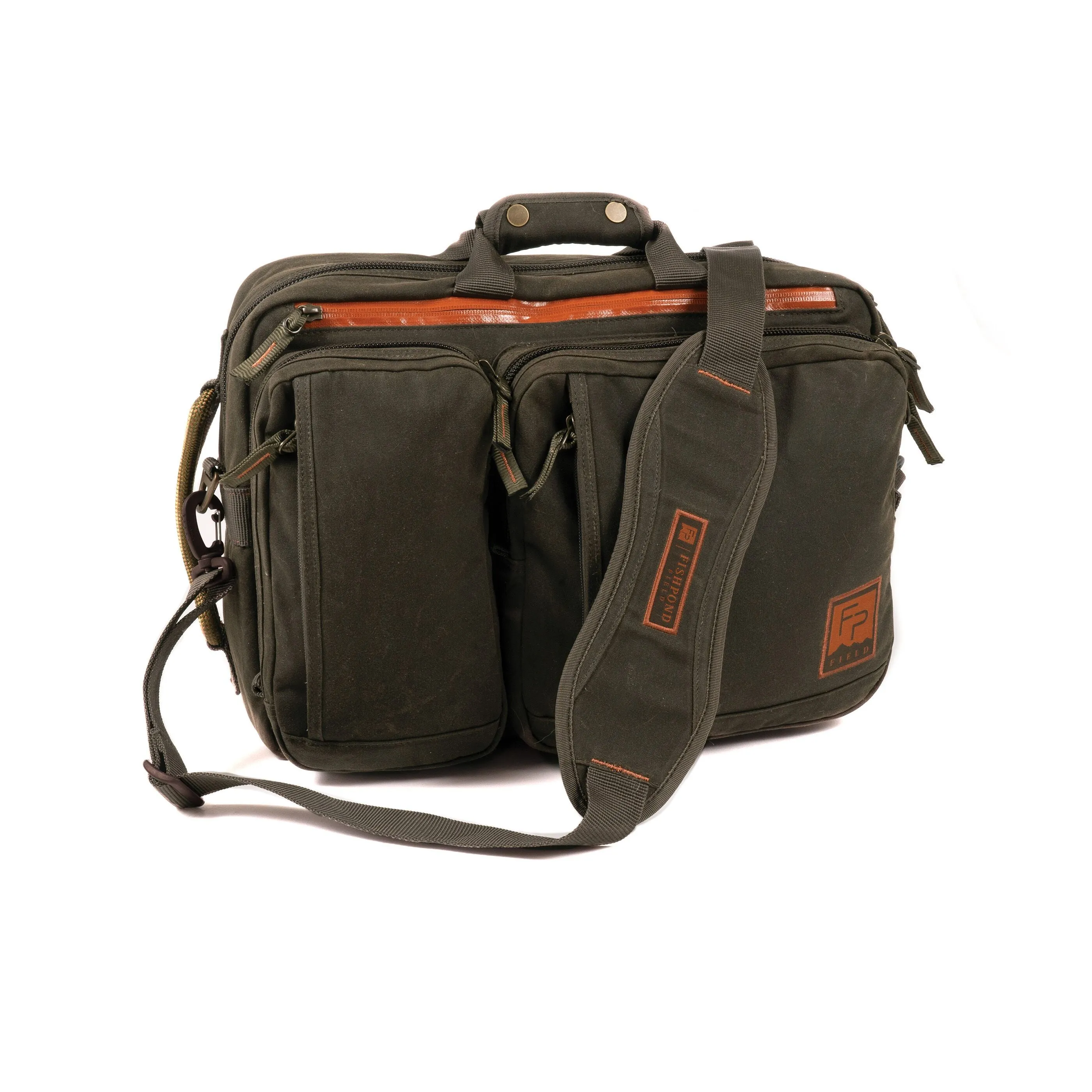 Fishpond Boulder Briefcase Peat Moss