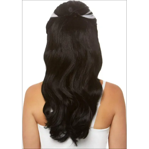 Frankie Bouffant Wig Black/White