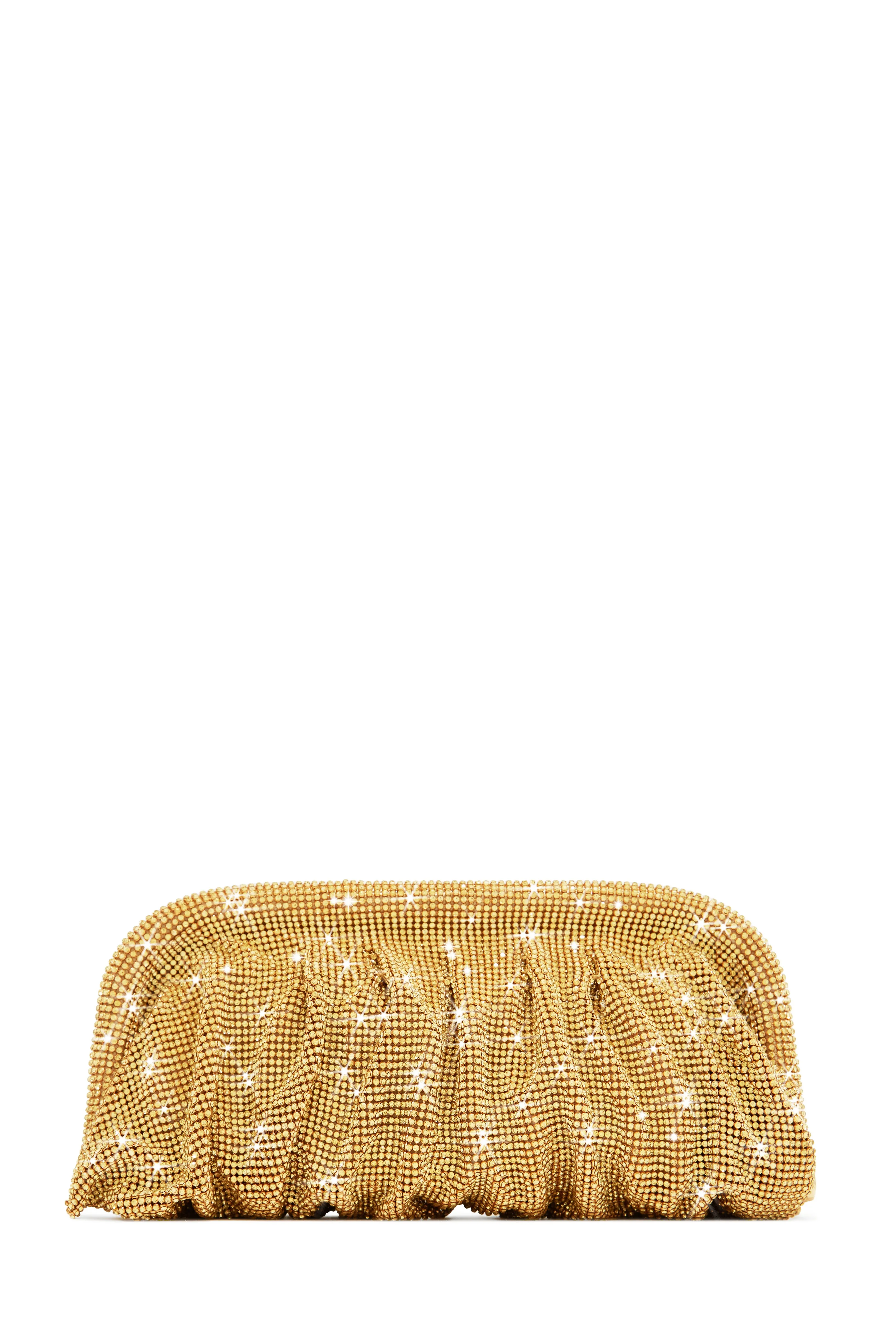 Gala Nights Embellished Clutch Bag - Gold