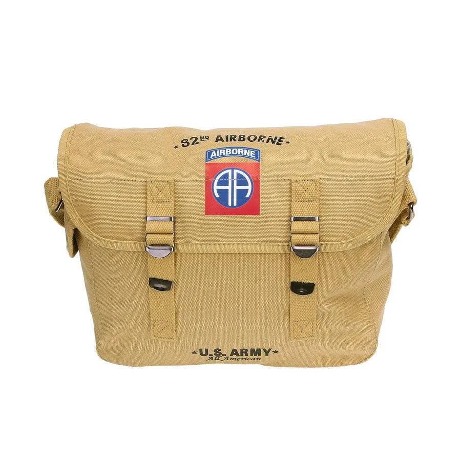 Geanta Camvas Shoulder Bag 82Nd Airborne Coyote