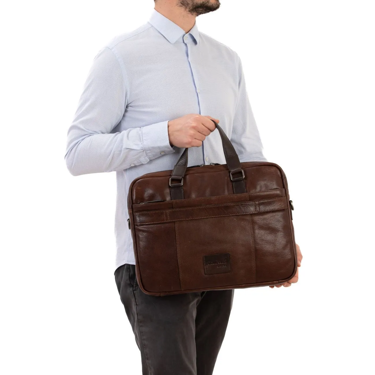 Gianni Conti Calfskin Briefcase - DREAM