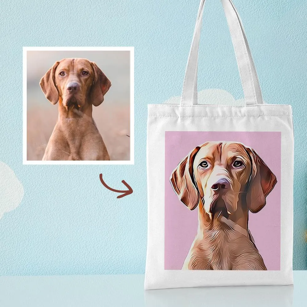 Gift for Mom Personalized Canvas Bags Custom Your Own Canvas Tote Bag Printed Bag