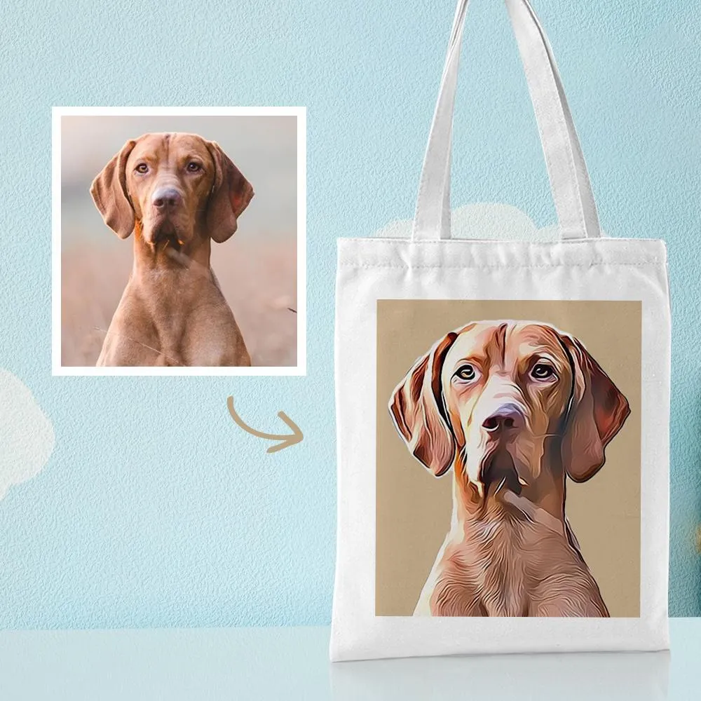 Gift for Mom Personalized Canvas Bags Custom Your Own Canvas Tote Bag Printed Bag