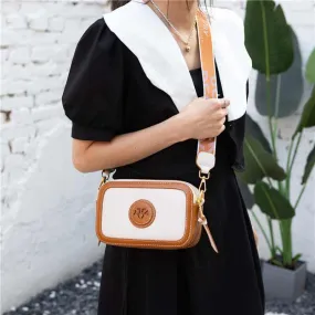 Glow Chic's Vintage Wide Shoulder Strap Crossbody Bag