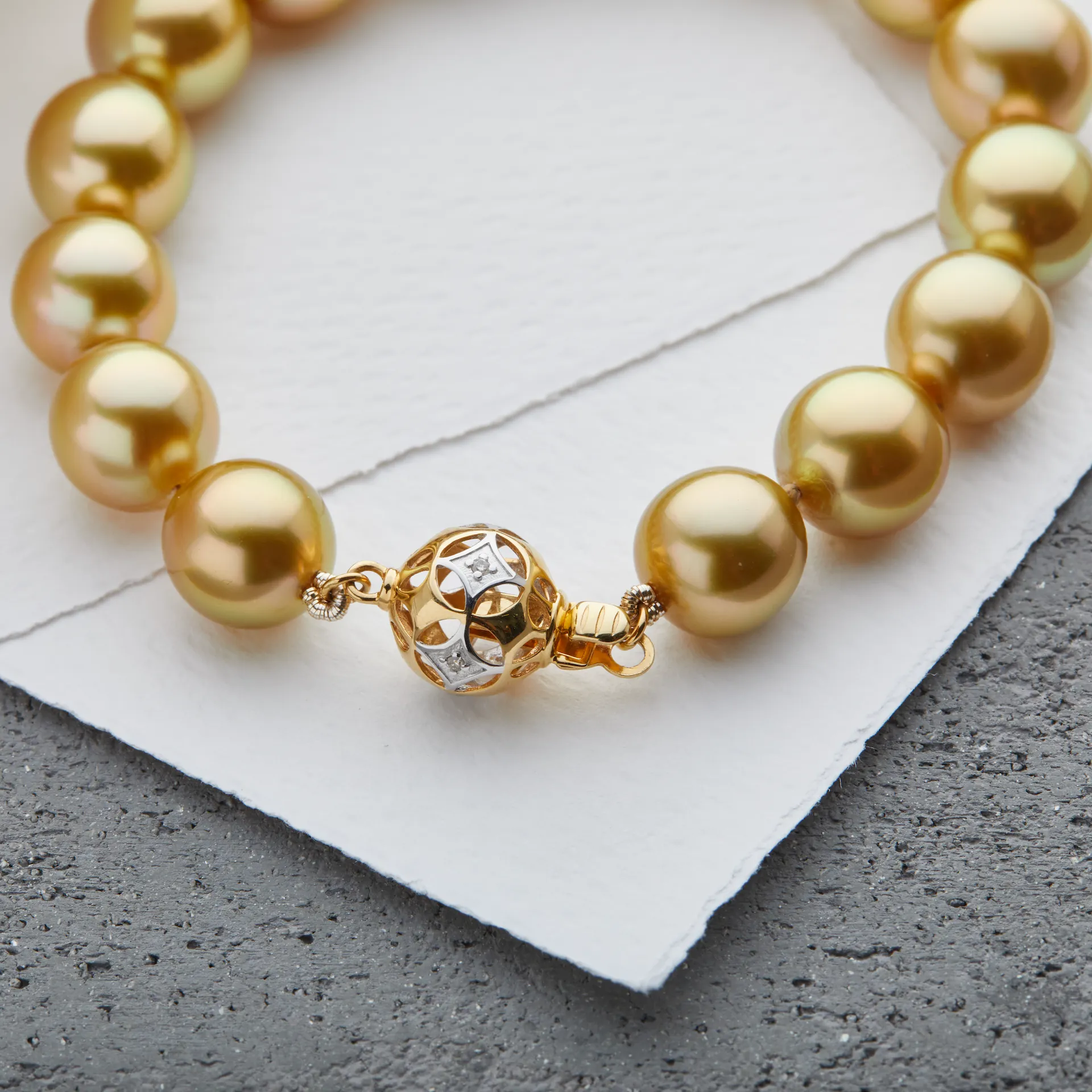 Golden South Sea Pearl Bracelet