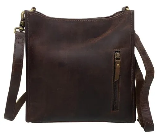 Hair on Cowhide Leather Conceal Carry Crossbody Bag.