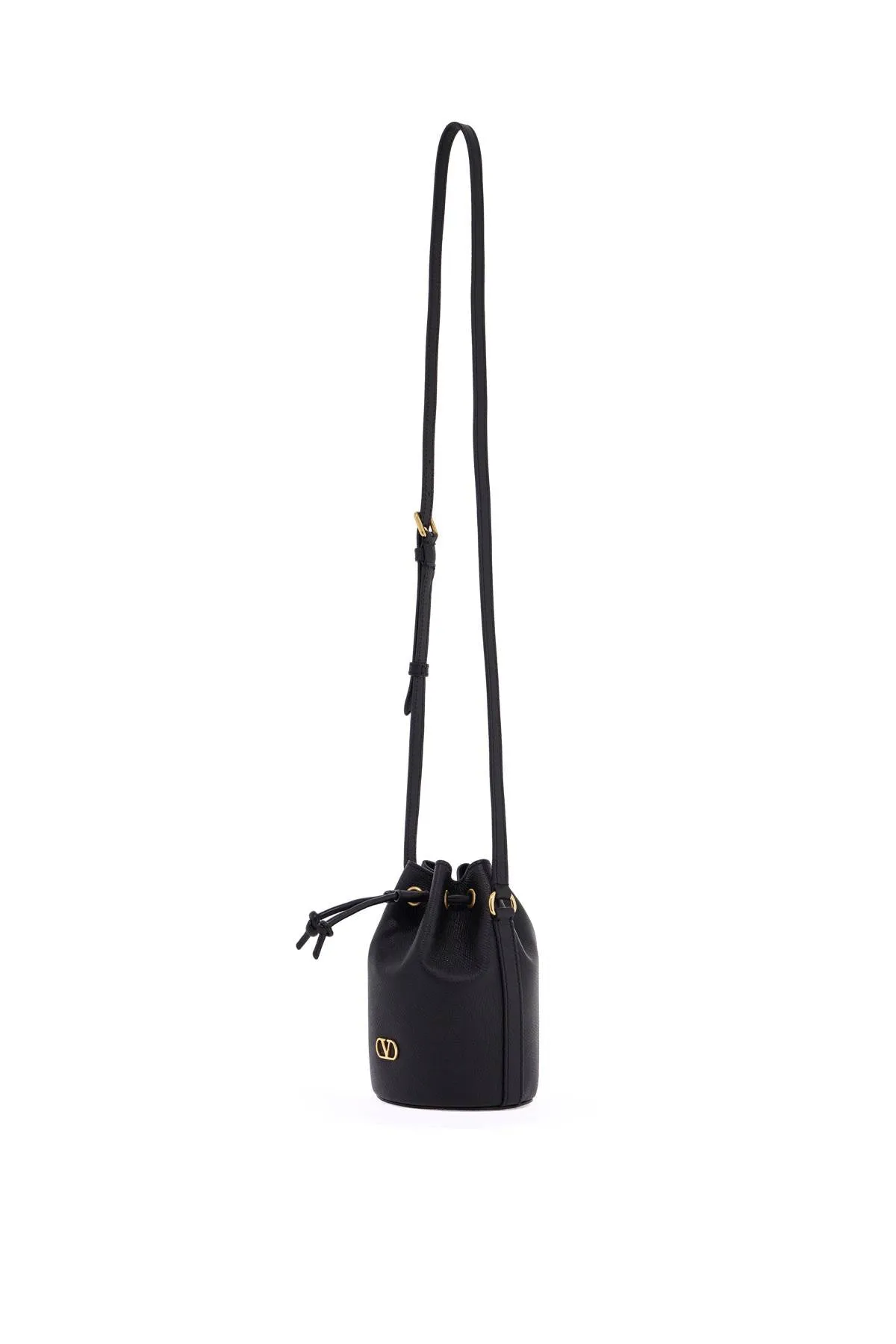 Hammered Leather Bucket Bag