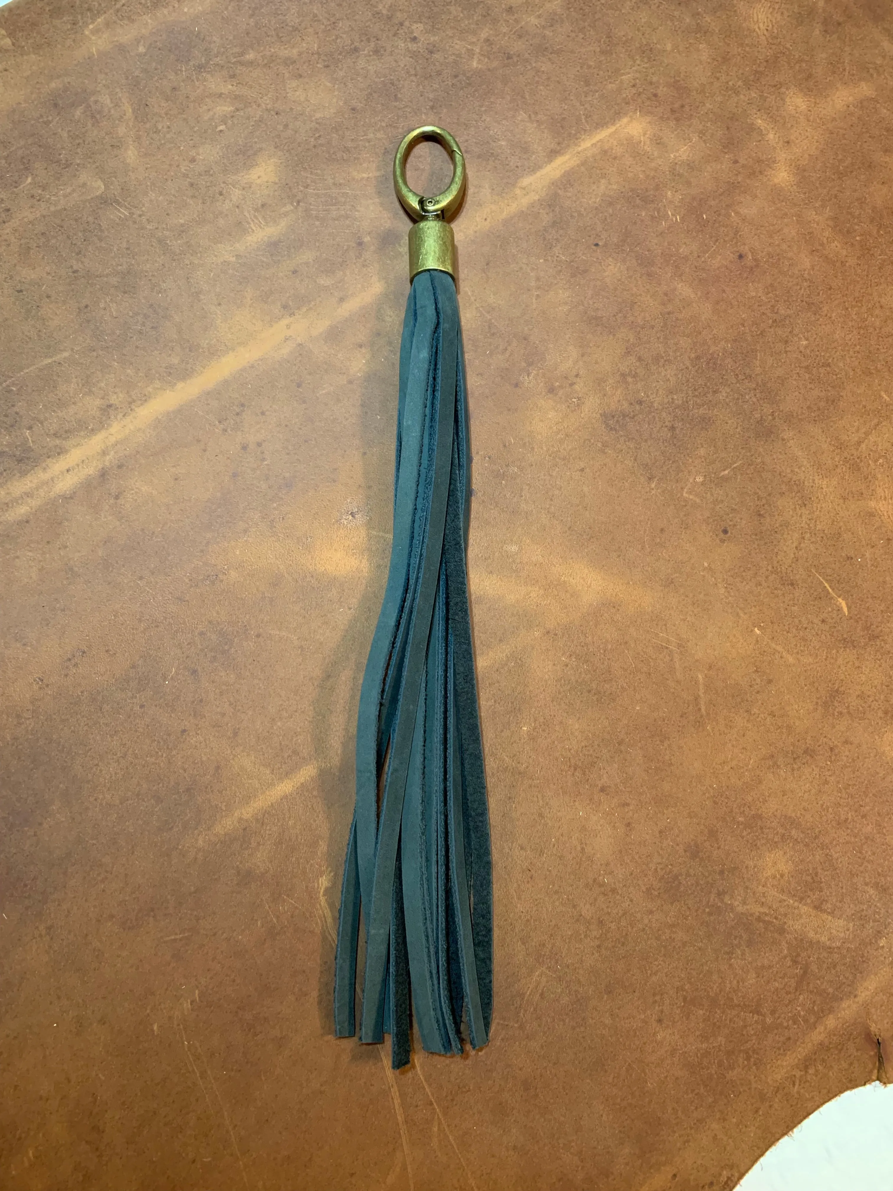 Hand Cut Leather Bag Tassels