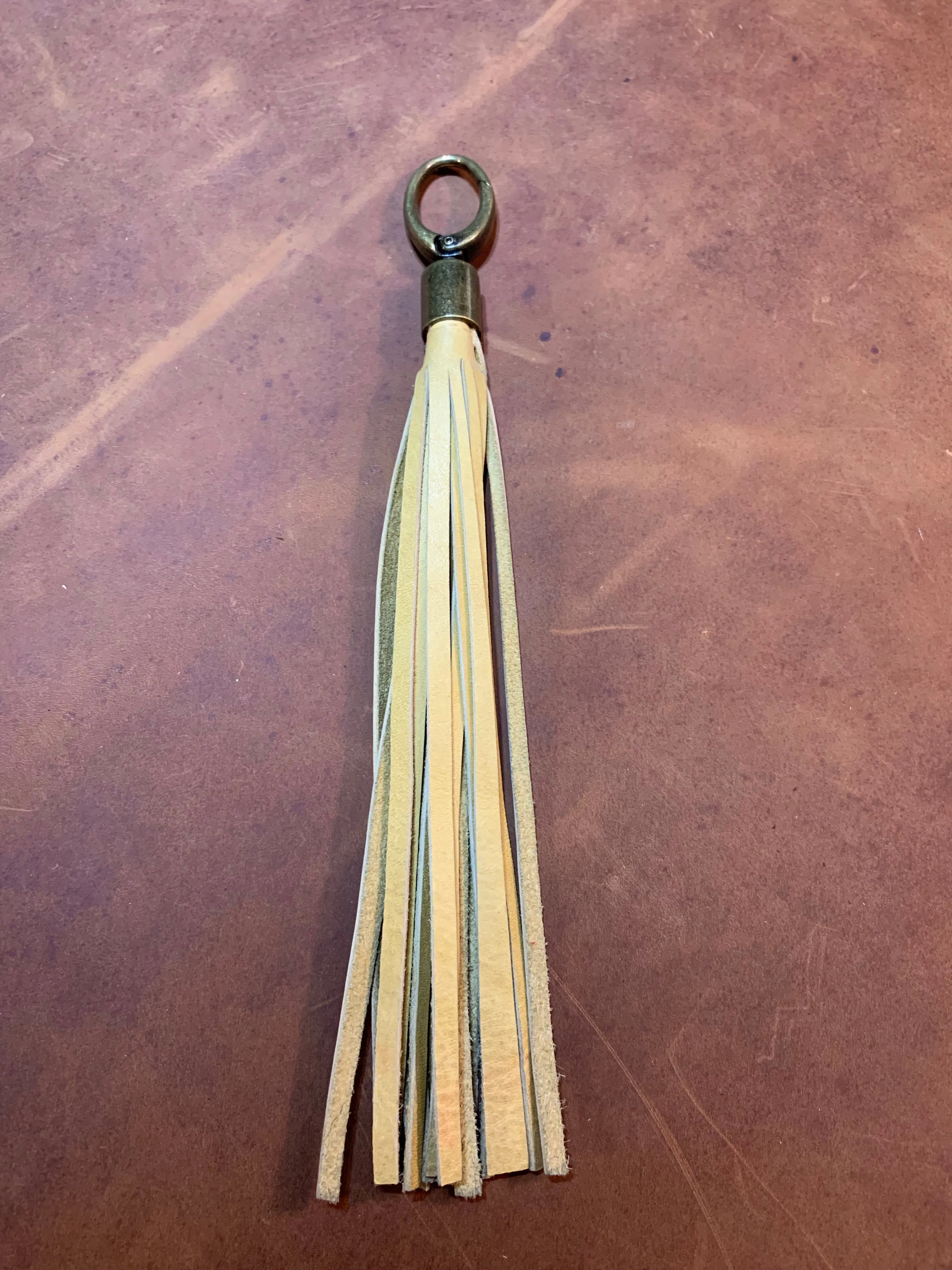 Hand Cut Leather Bag Tassels