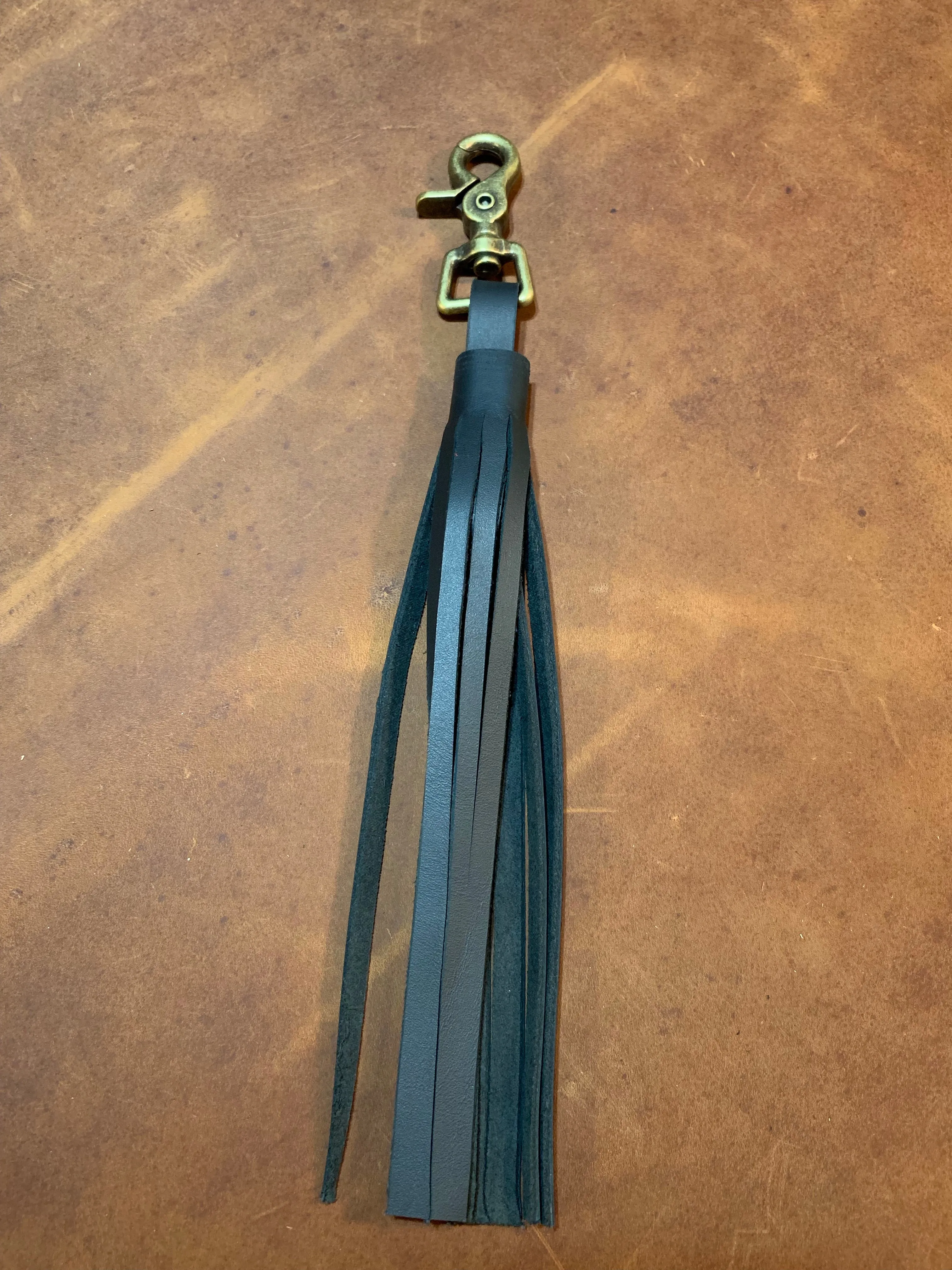 Hand Cut Leather Bag Tassels