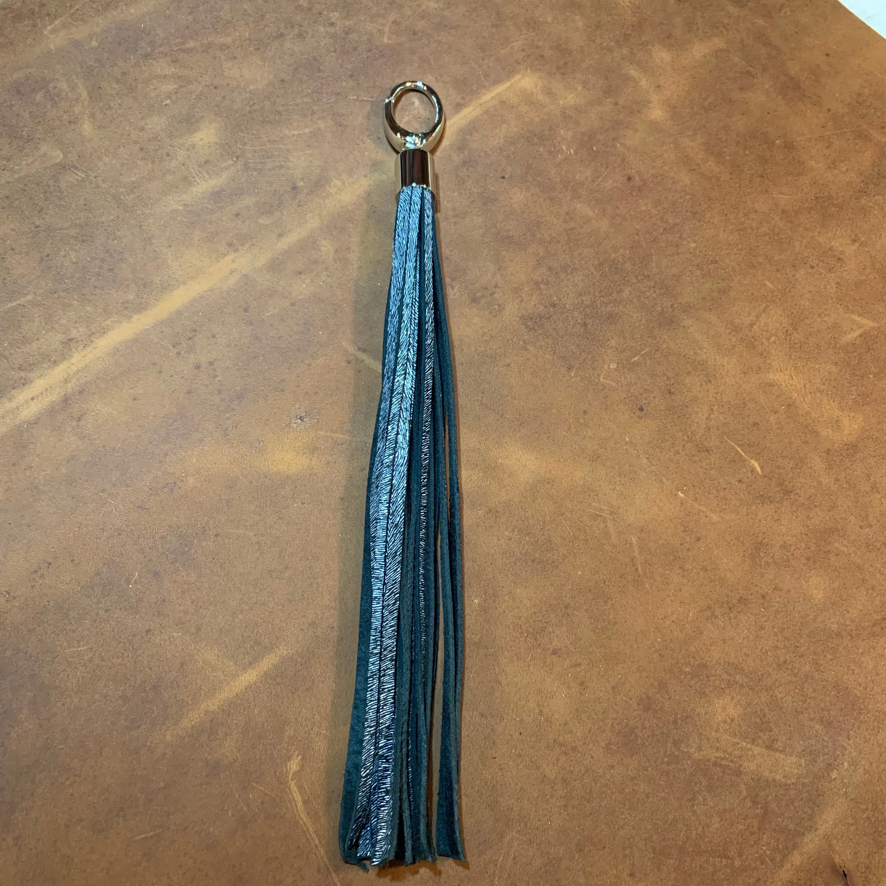 Hand Cut Leather Bag Tassels