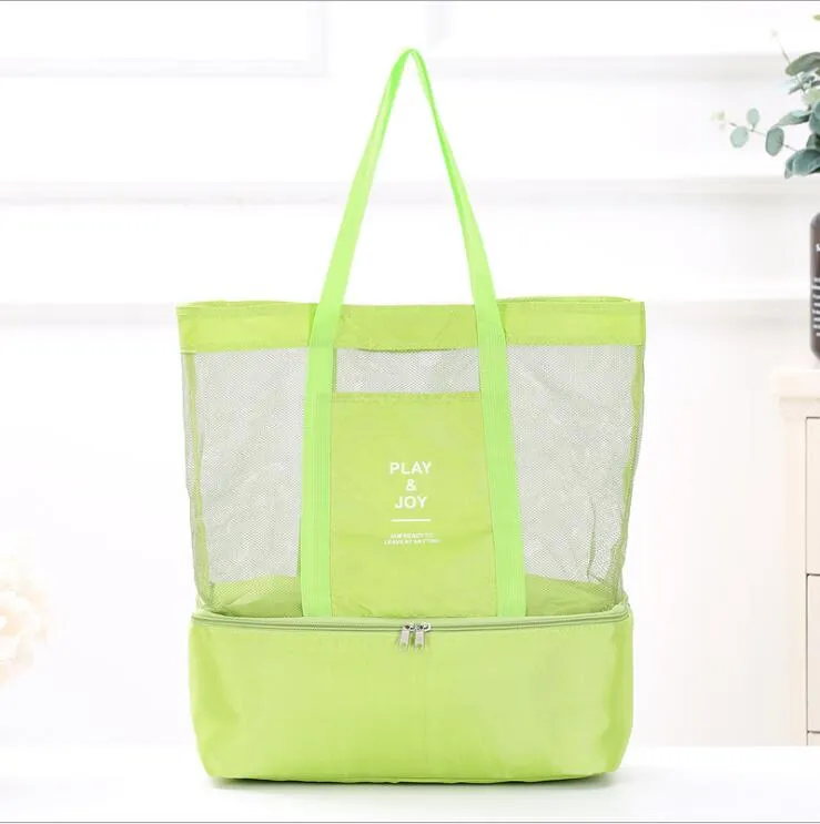 High Capacity Women Mesh Transparent Bag