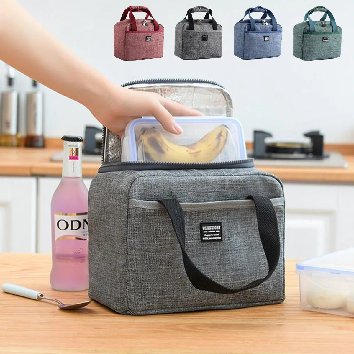 Insulated Lunch Bag Soft Cooler Bag Waterproof Thermal