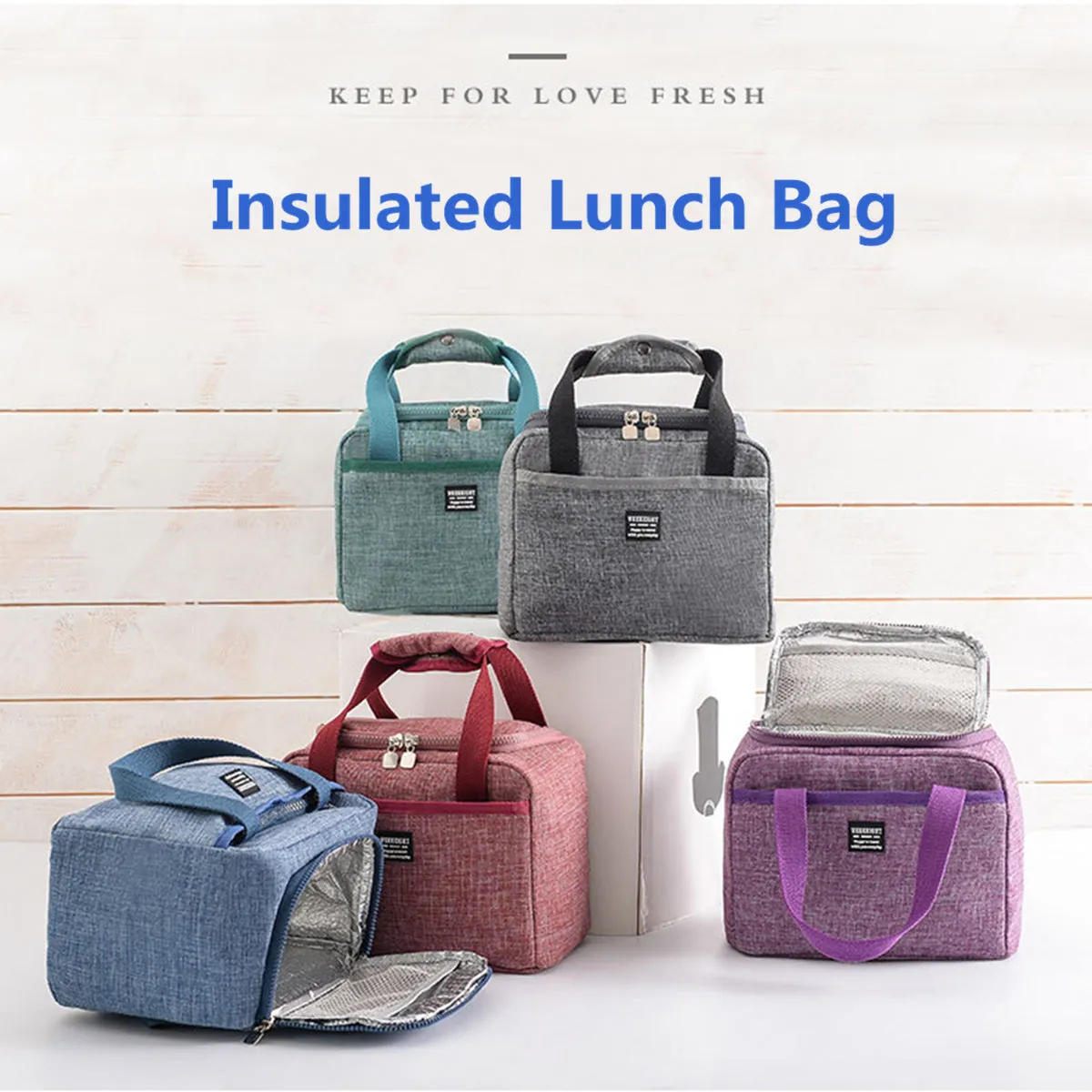 Insulated Lunch Bag Soft Cooler Bag Waterproof Thermal