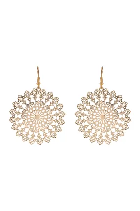 Irula Mandala Earring - Gold