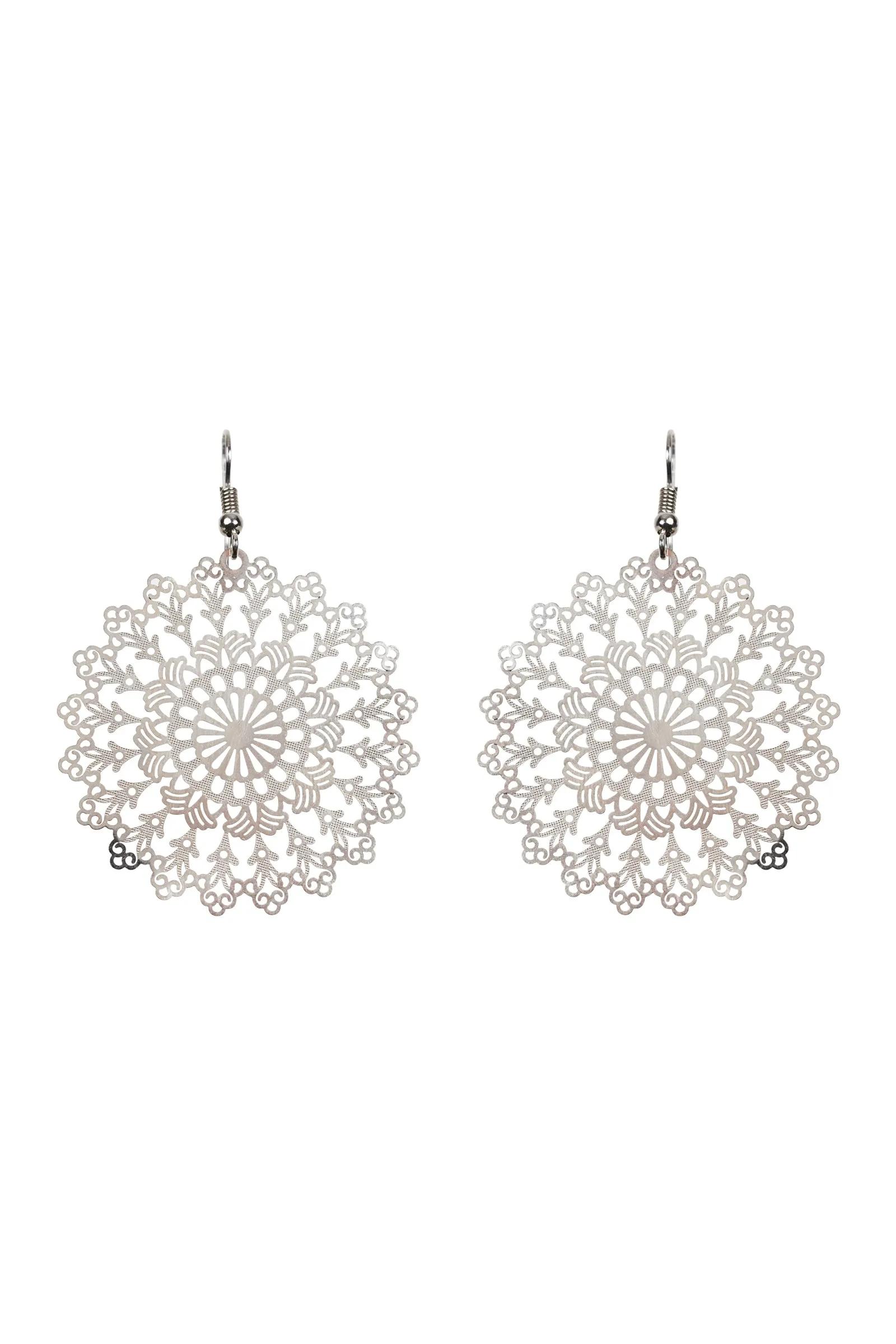 Irula Mandala Earring - Silver