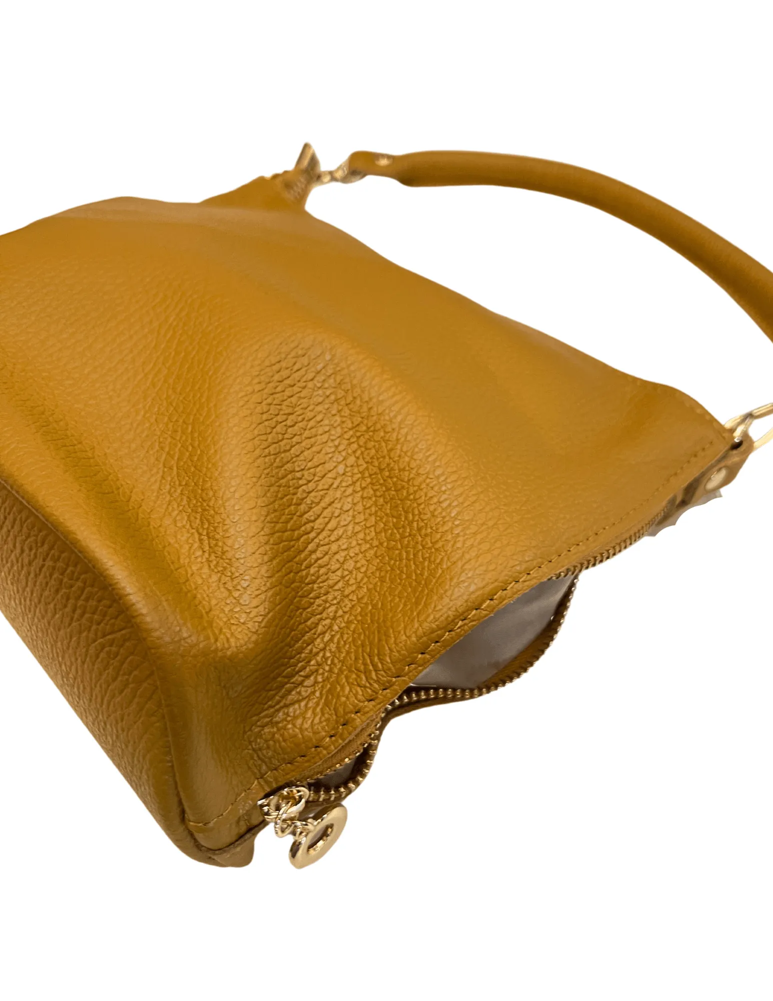 Italian Leather Bucket Purse