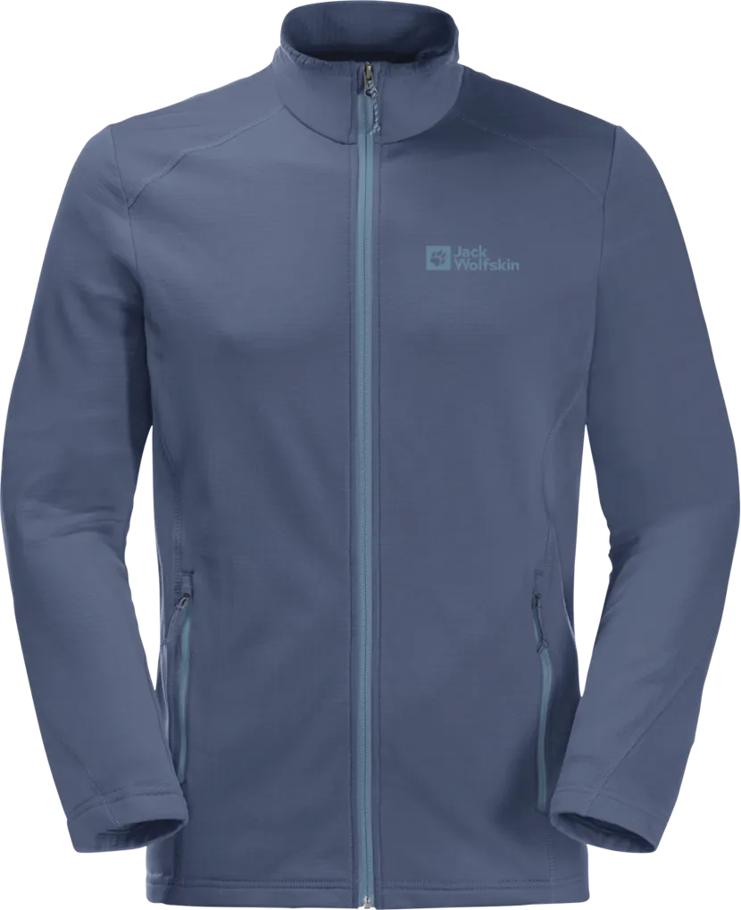 Jack Wolfskin Men&#x27;s Kolbenberg Full Zip Evening Sky | Buy Jack Wolfskin Men&#x27;s Kolbenberg Full Zip Evening Sky here | Outnorth