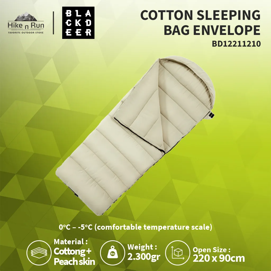 KANTUNG TIDUR CAMPING BLACKDEER BD122112 SLEEPING BAG ENVELOPE HOODIE