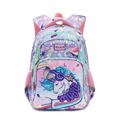 Kids Unicorn Music School Bag Backpack