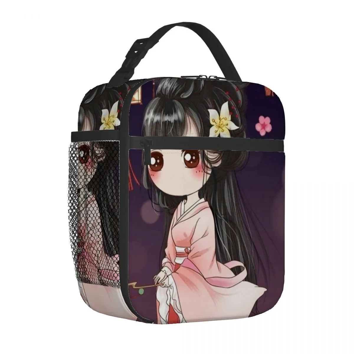 Kokeshi Doll Insulated Lunch Bags