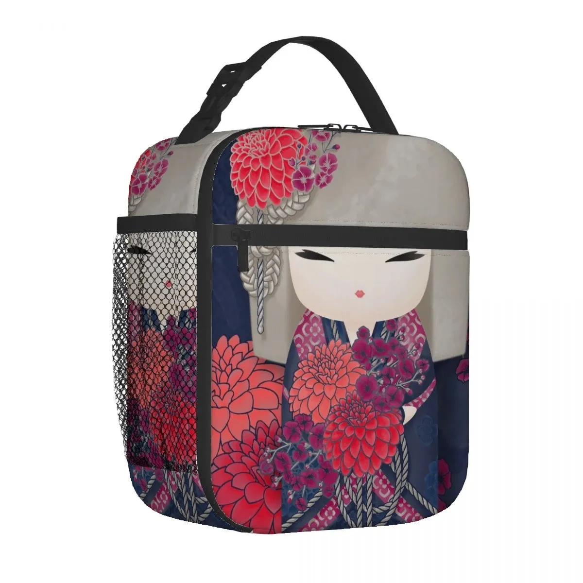 Kokeshi Doll Insulated Lunch Bags