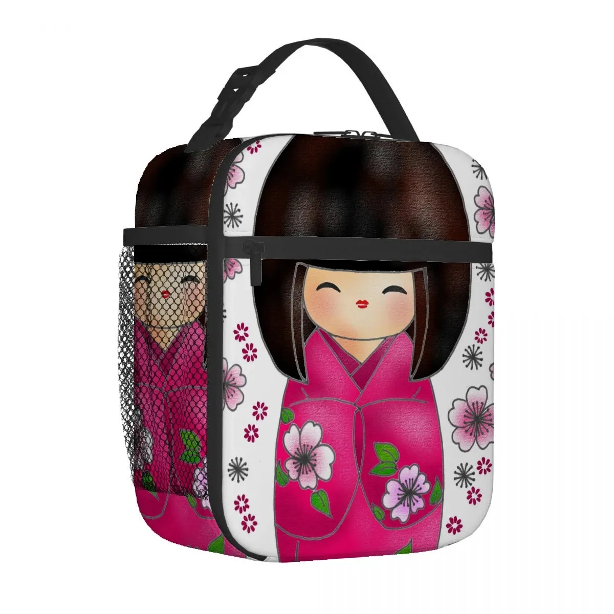 Kokeshi Doll Insulated Lunch Bags