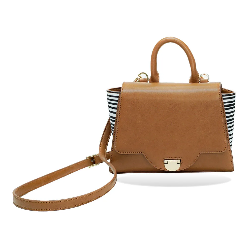 La Vie Crossbody Brown/Stripe