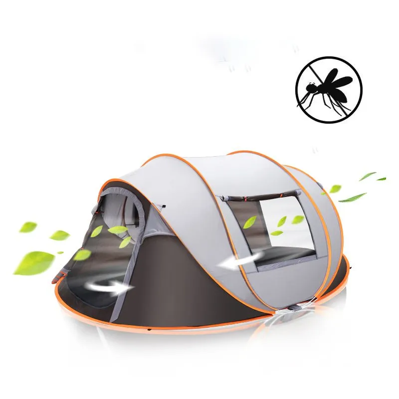 Large Capacity 4 to 5 Persons Automatic Pop Up Camping Tent