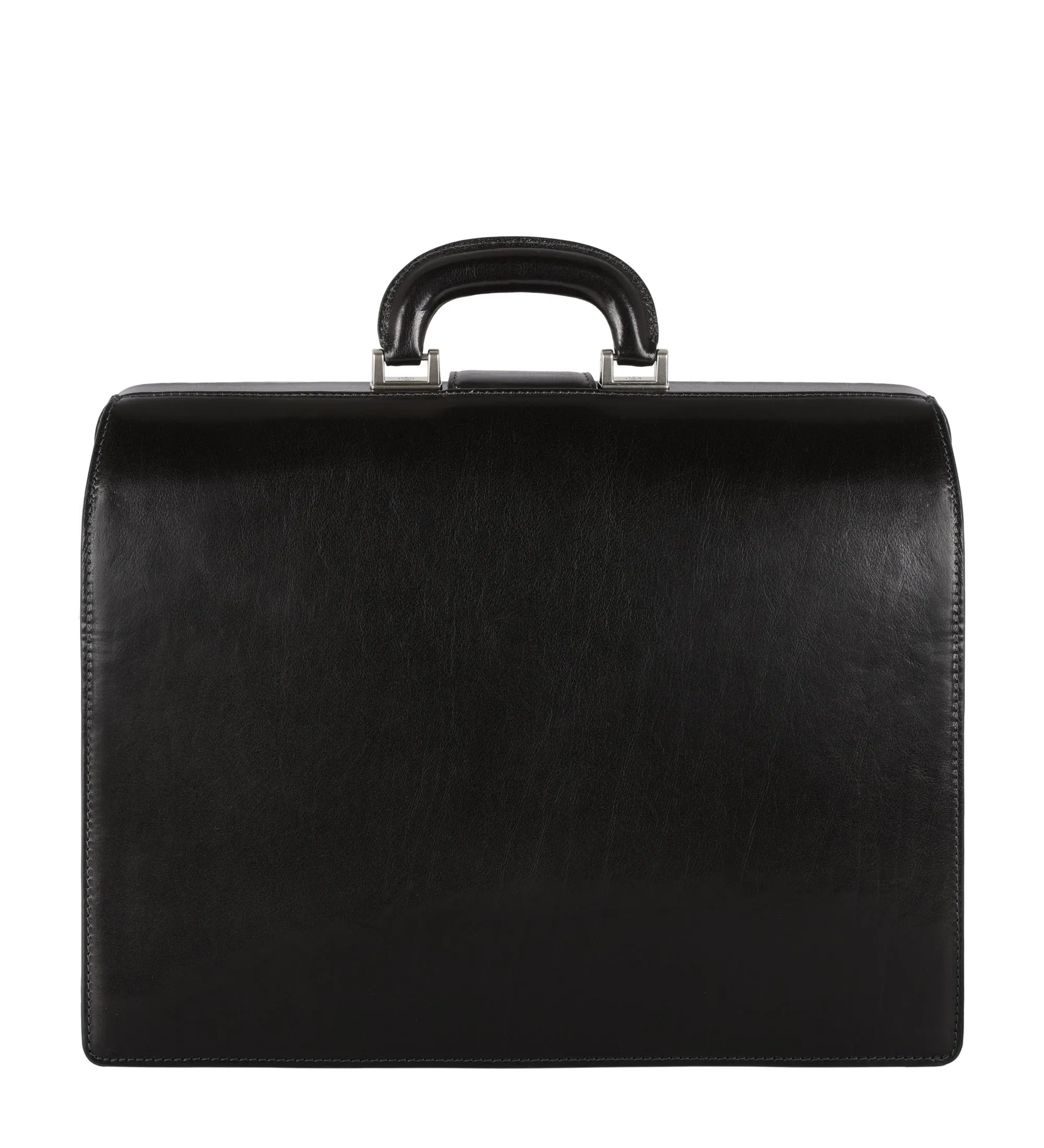 Large Full Grain Italian Leather Briefcase - The Firm