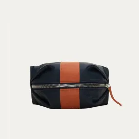 Large Travel Pouch | Navy   Orange "The Timberlake"