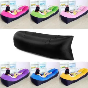 Lazy Lay Bag High Quality Fast Inflatable Lazy Sofa Lounger Air Sofa Unicorn Bean Bag Chair Outdoor Beach Lounger