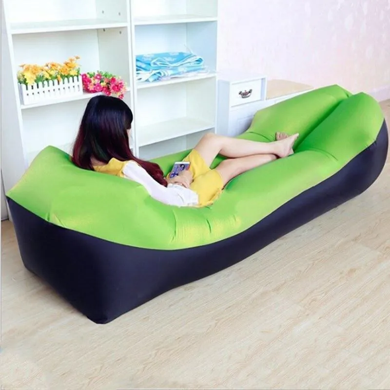 Lazy Lay Bag High Quality Fast Inflatable Lazy Sofa Lounger Air Sofa Unicorn Bean Bag Chair Outdoor Beach Lounger