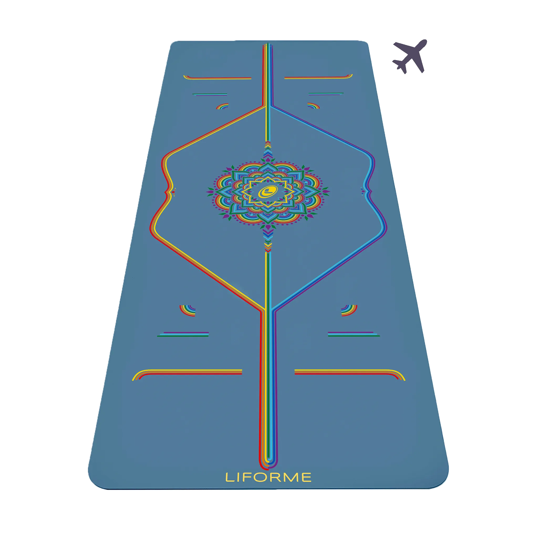 Liforme Rainbow Travel Yoga Mat