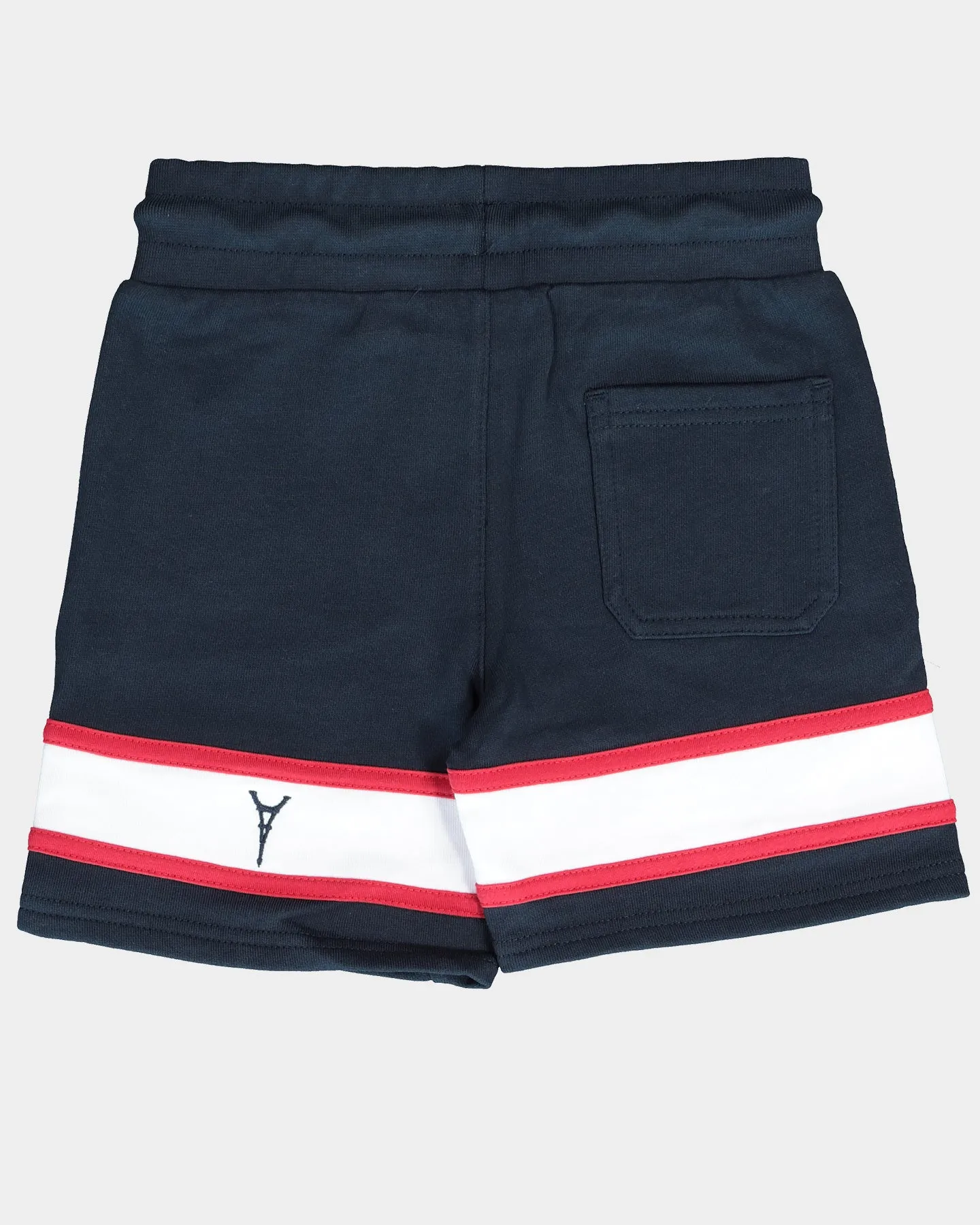 Lil Hommé Kid's Scripted Fleece Shorts Navy