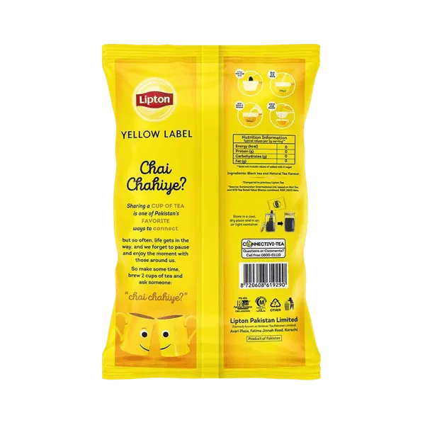 LIPTON YELLOW LABEL TEA POUCH 480G