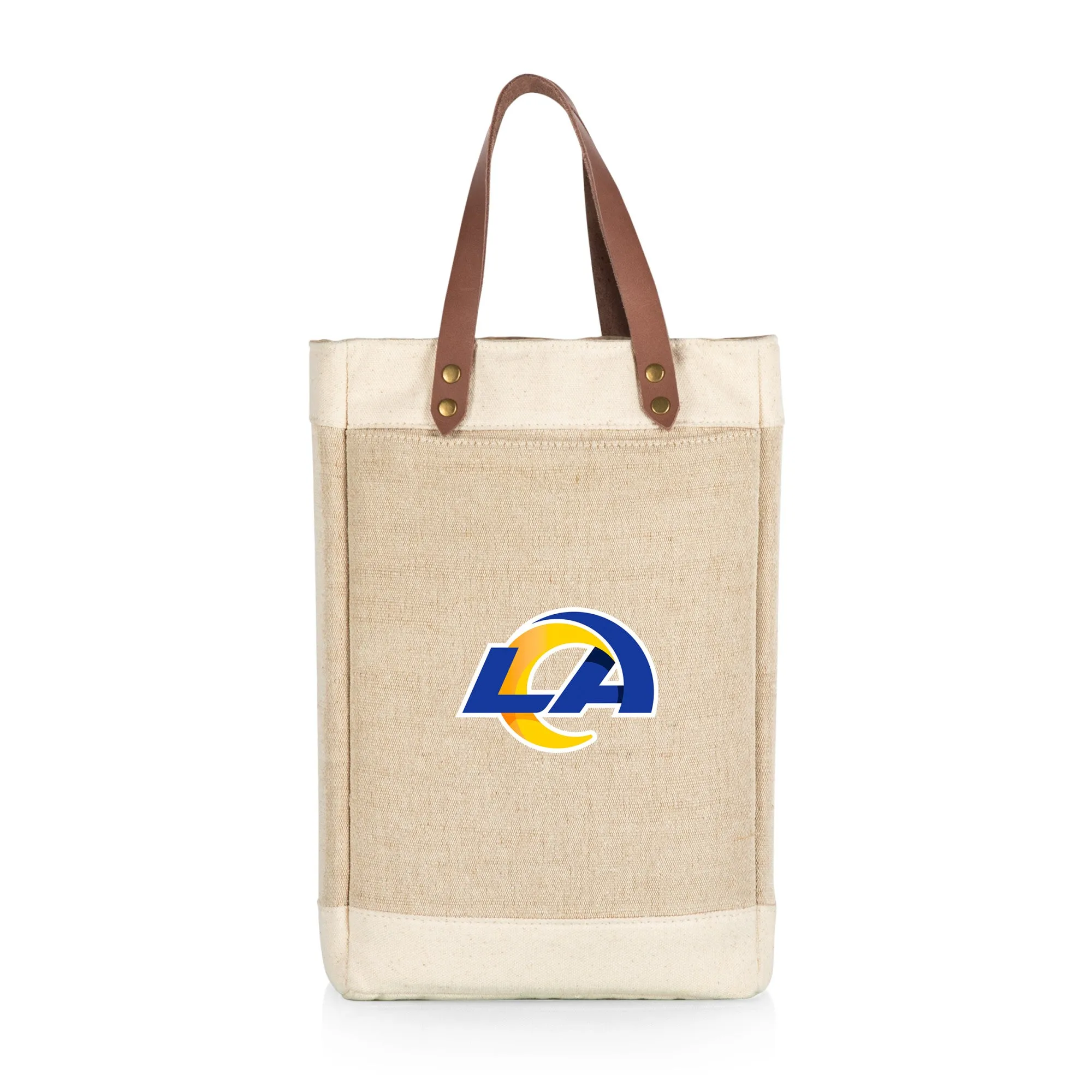 Los Angeles Rams - Pinot Jute 2 Bottle Insulated Wine Bag