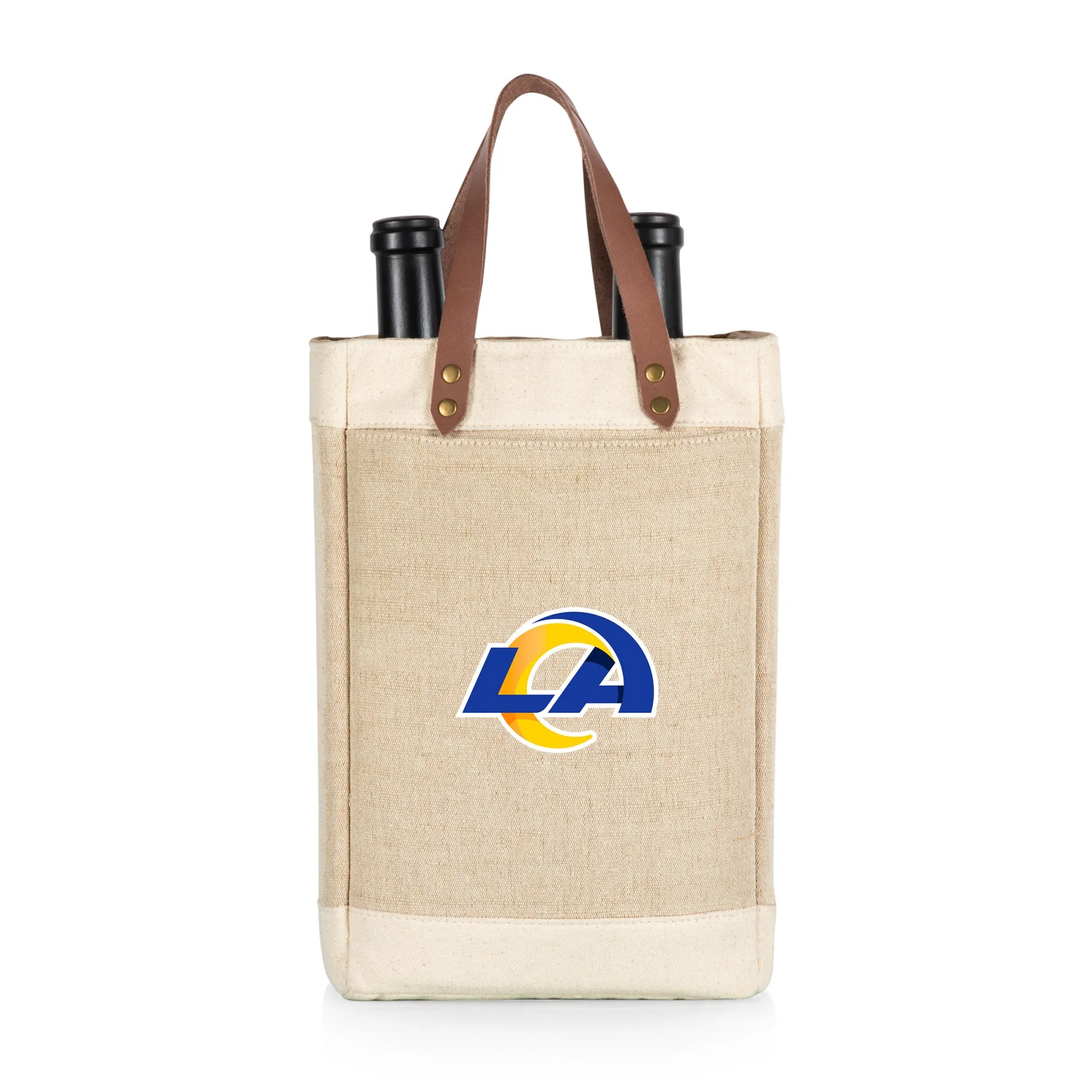 Los Angeles Rams - Pinot Jute 2 Bottle Insulated Wine Bag